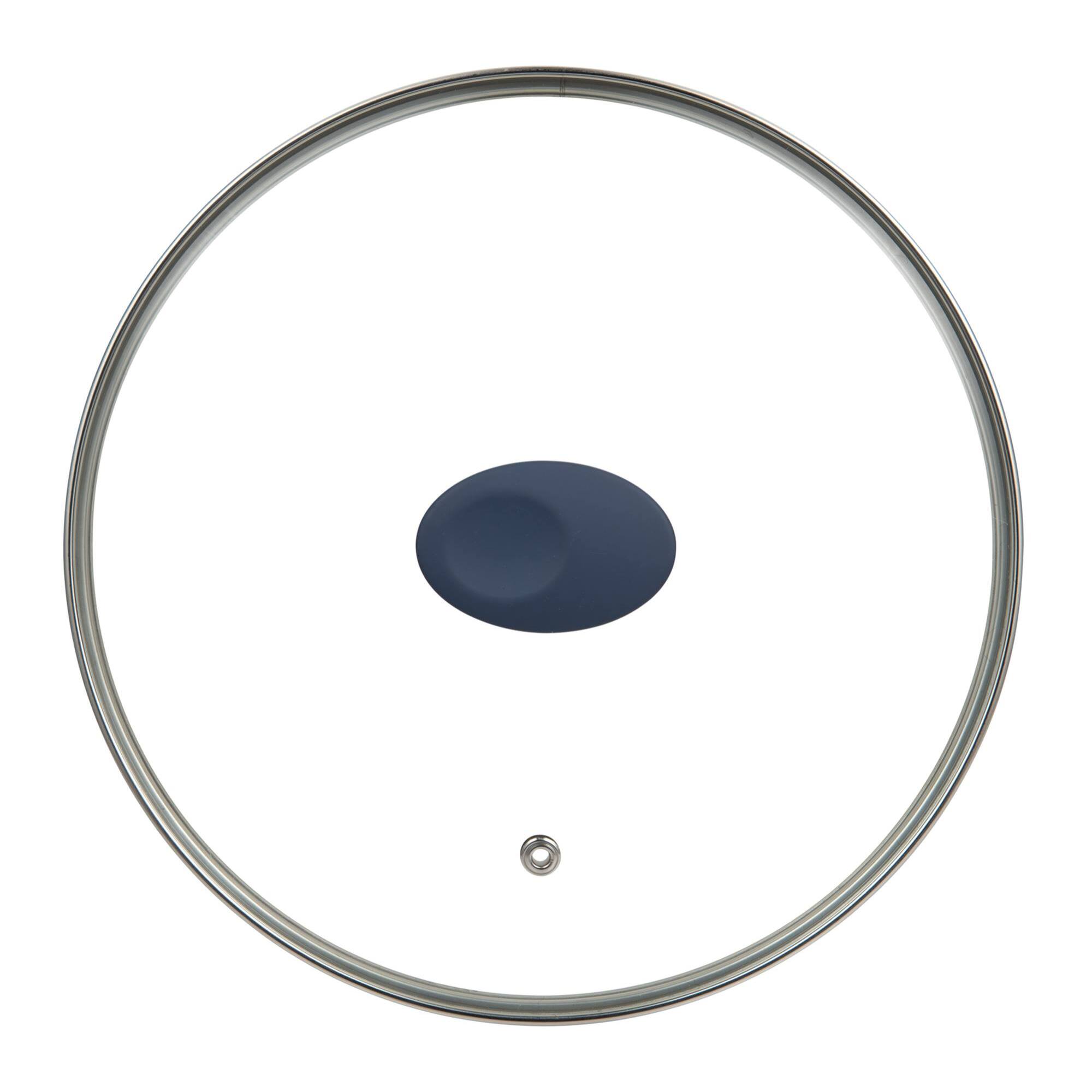 Juego de 3 sartenes ø18ø22ø26cm en aluminio prensado + 2 tapas de vidrio san ignacio.