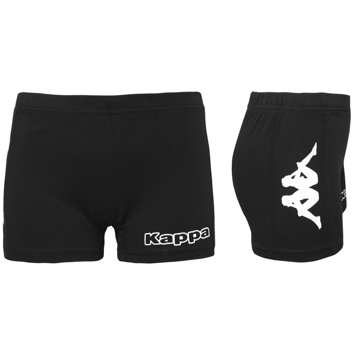 Kappa - Pantaloni Corti Bambina Nero - Kappa4Volley Ashiro