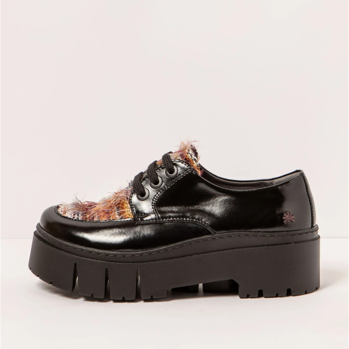 Zapatos 1765 NAPPA SHINNY BLACK-TORUN / LEEDS color Black-torun