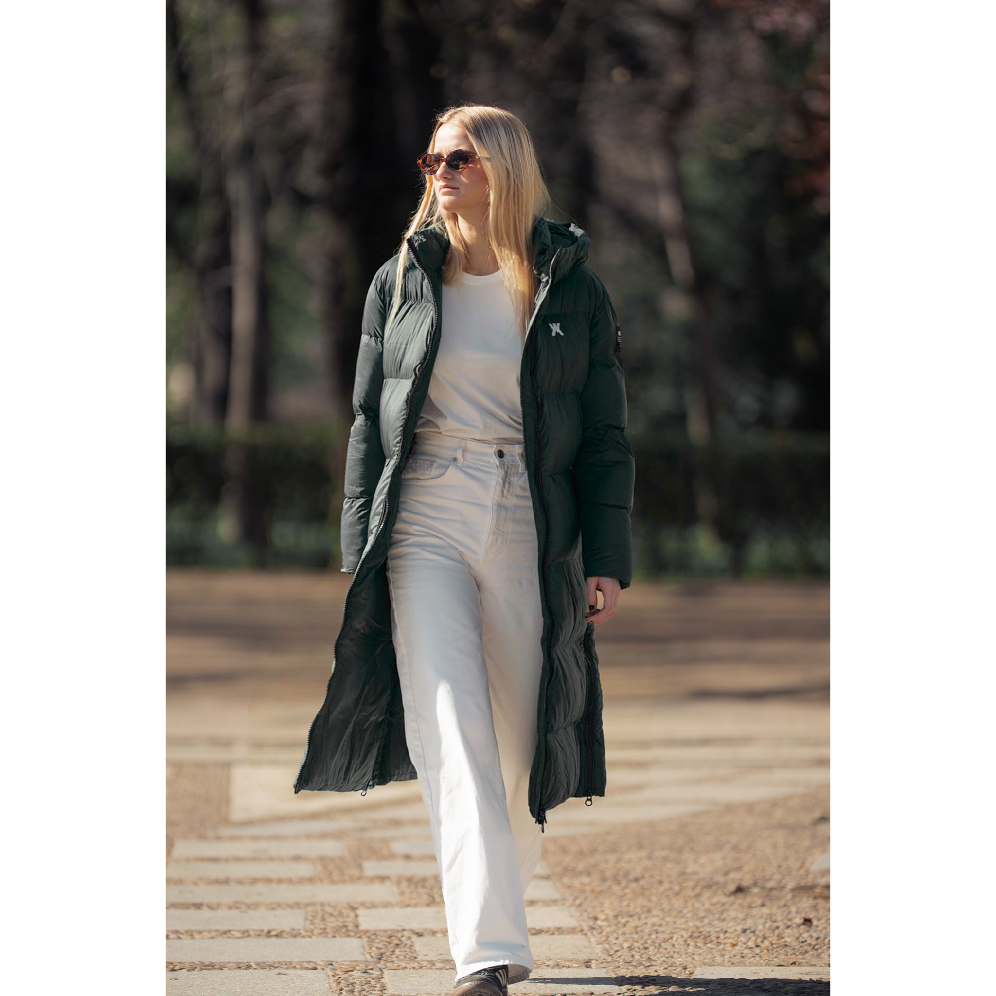 Chaqueta para mujer KUSTOM URBS-1W - Verde oscuro