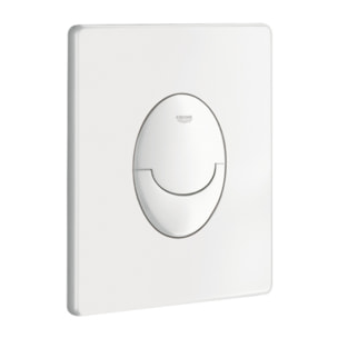 Pack WC suspendu sans bride Avento + abattant + bâti-support autoportant + plaque blanche