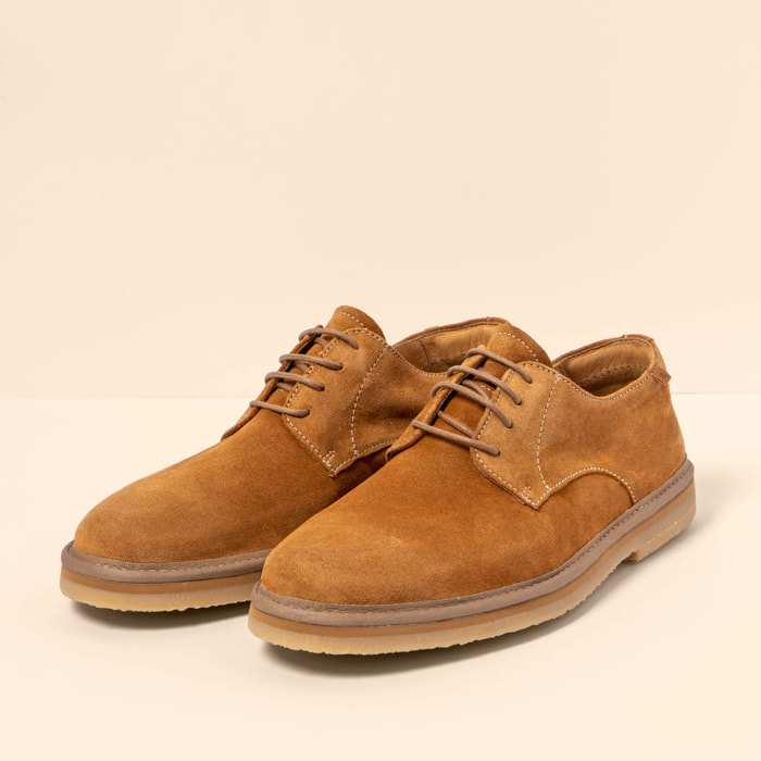 Zapatos N5952 SILK SUEDE TOFFEE/ LUMBIER color Toffee