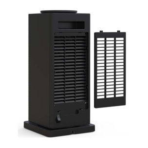 Termoventilatore Ceramico 2000w Basso Consumo Stufa Elettrica Regolabile Timer Oscillazione 90° 3 Modalità Protezione Surriscaldamento Ribaltamento