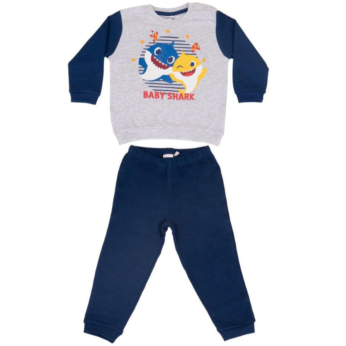 Pigiama lungo Baby Baby Shark Blu Lui Baby Shark Multicolor