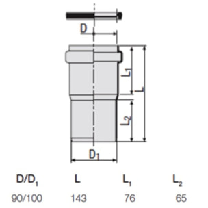 Ensemble bati-support Geberit Duofix UP100 + reservoir pour WC 112 cm + Plaque DELTA50 + Manchon de raccordement (458.103.00.1-2