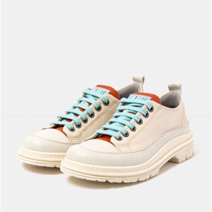 Zapatos 1894A RUBBER NYLON CREAM-ORANGE/ BIRMINGHAM color Cream-orange