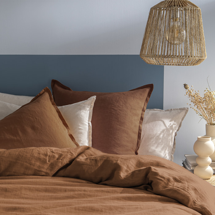 Parure de lit unie en lin, PASSION LIN
