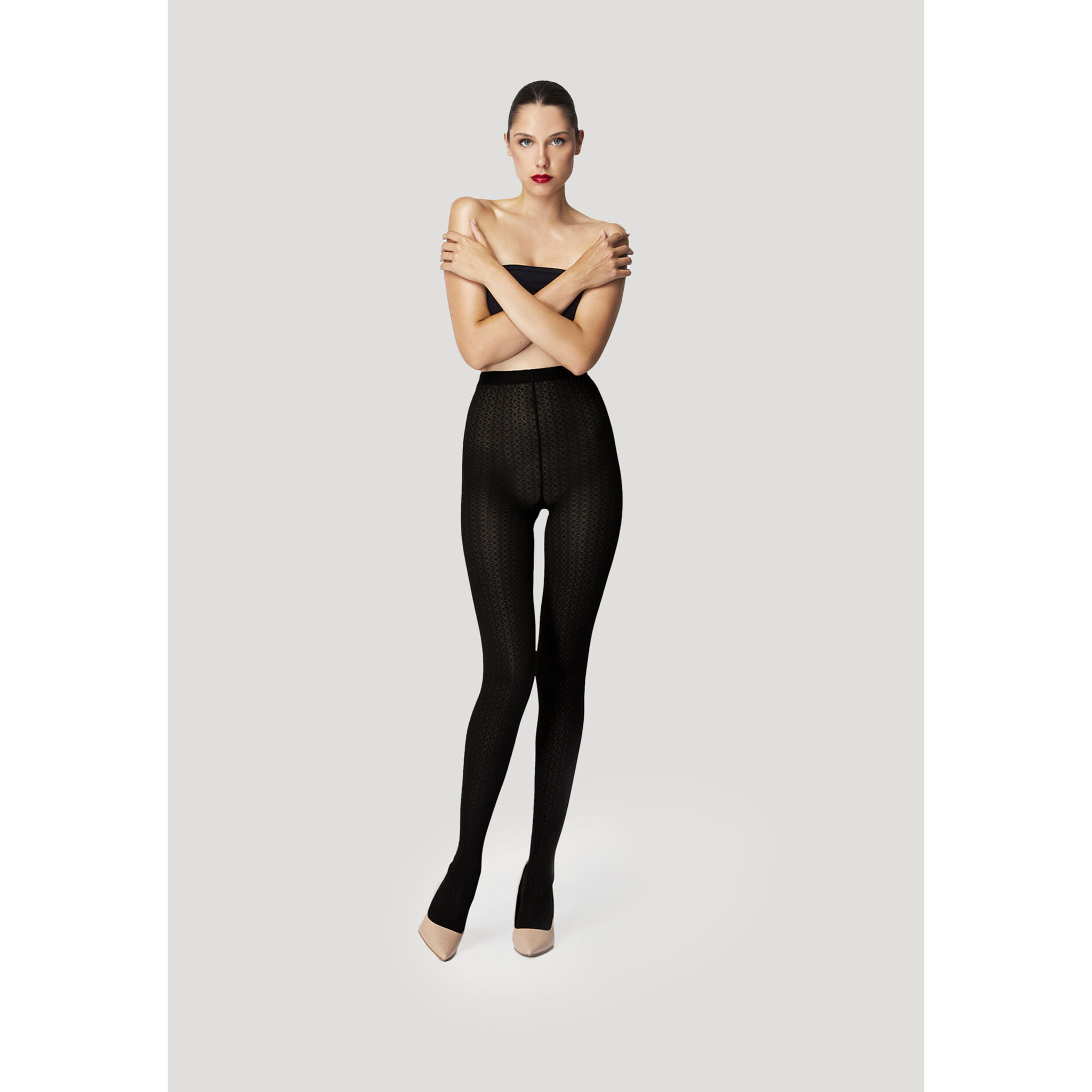 Collant Mosaic Jacquard Tights
