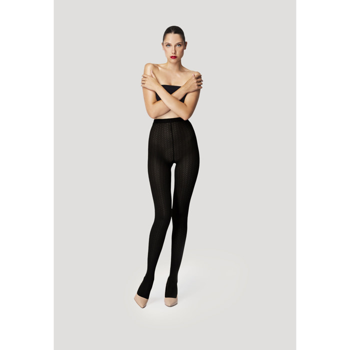 Collant Mosaic Jacquard Tights