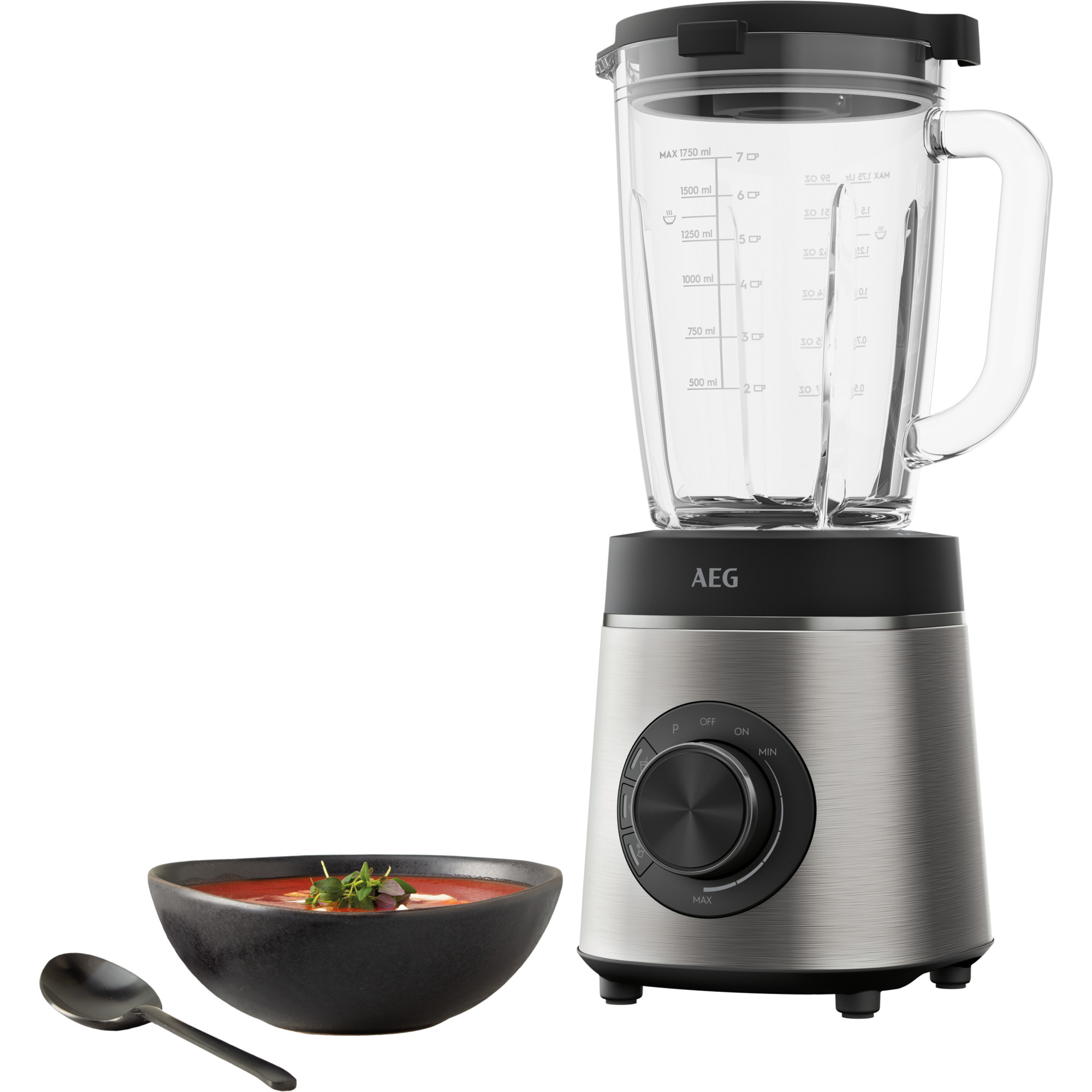 AEG Batidora de vaso de 1,75 litros y 1400 W TB6-1-6ST