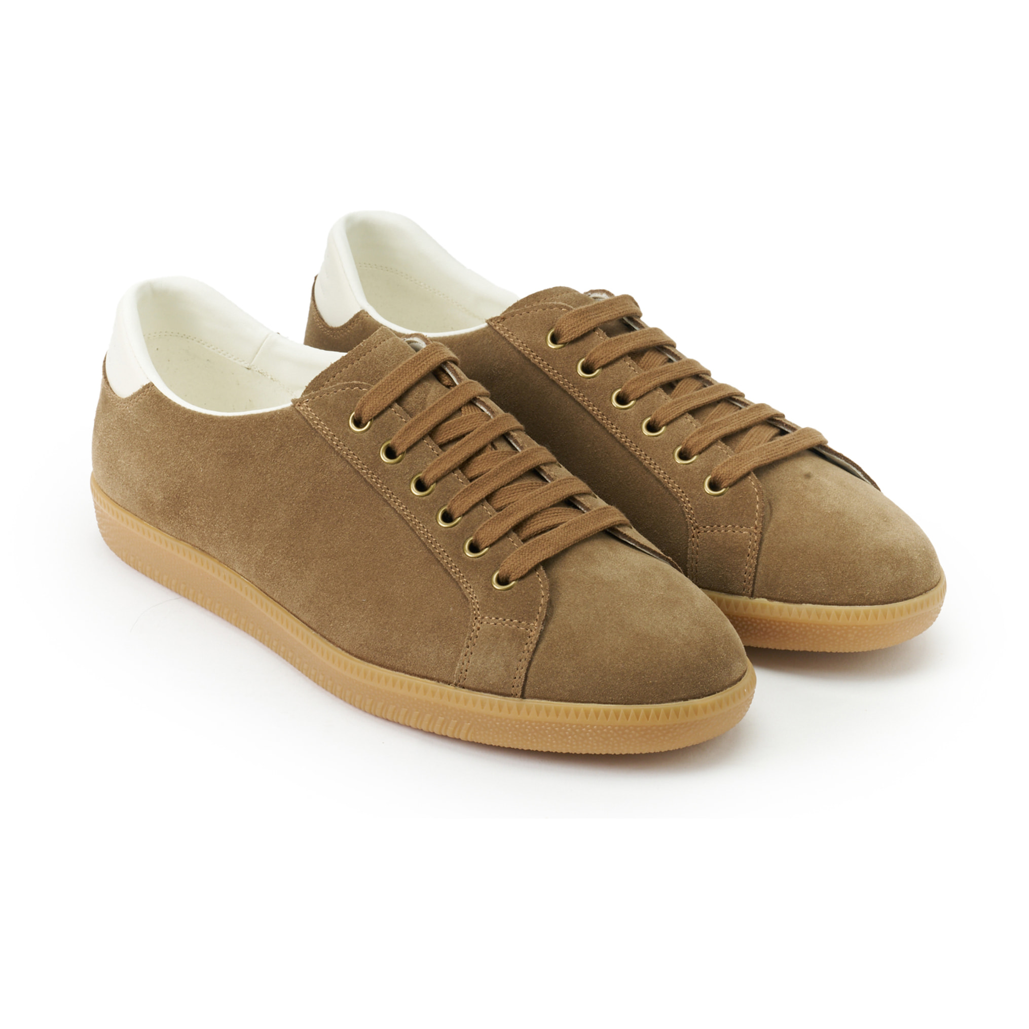 Sneaker British Passport Marrone