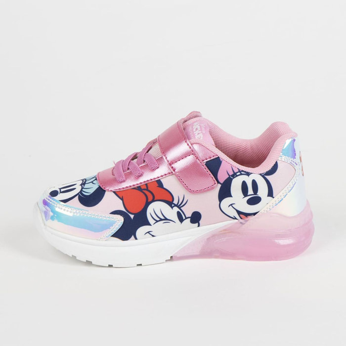 Deportiva Suela Tpr Con Luces Minnie