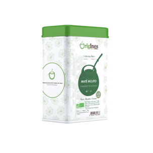 Maté Mojito - Maté Bio menthe citron - Boîte Métal 100g