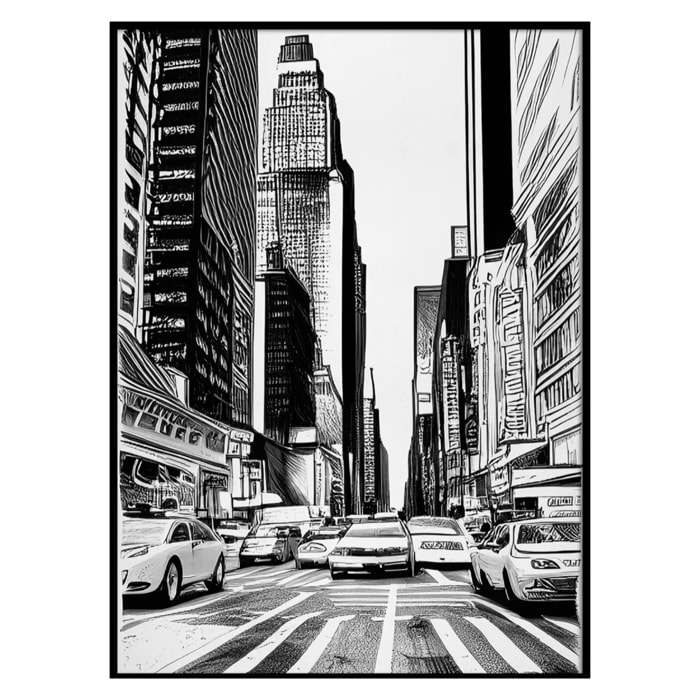 Toile imprimée "Bianca" 50x70cm