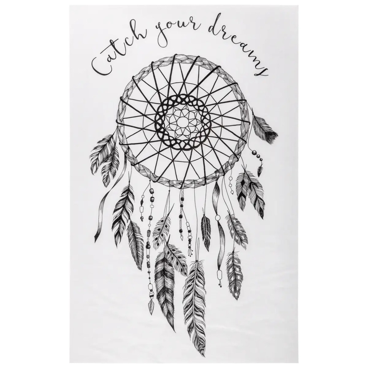 Sticker texte Attrape rêves 50x32