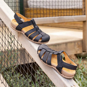 Sandalias N5862 PLEASANT BLACK / TABERNAS color Black