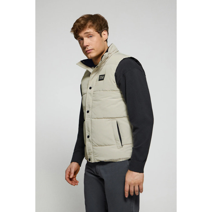 Gilet ghiaccio trapuntato con toppa in gomma Polo Club
