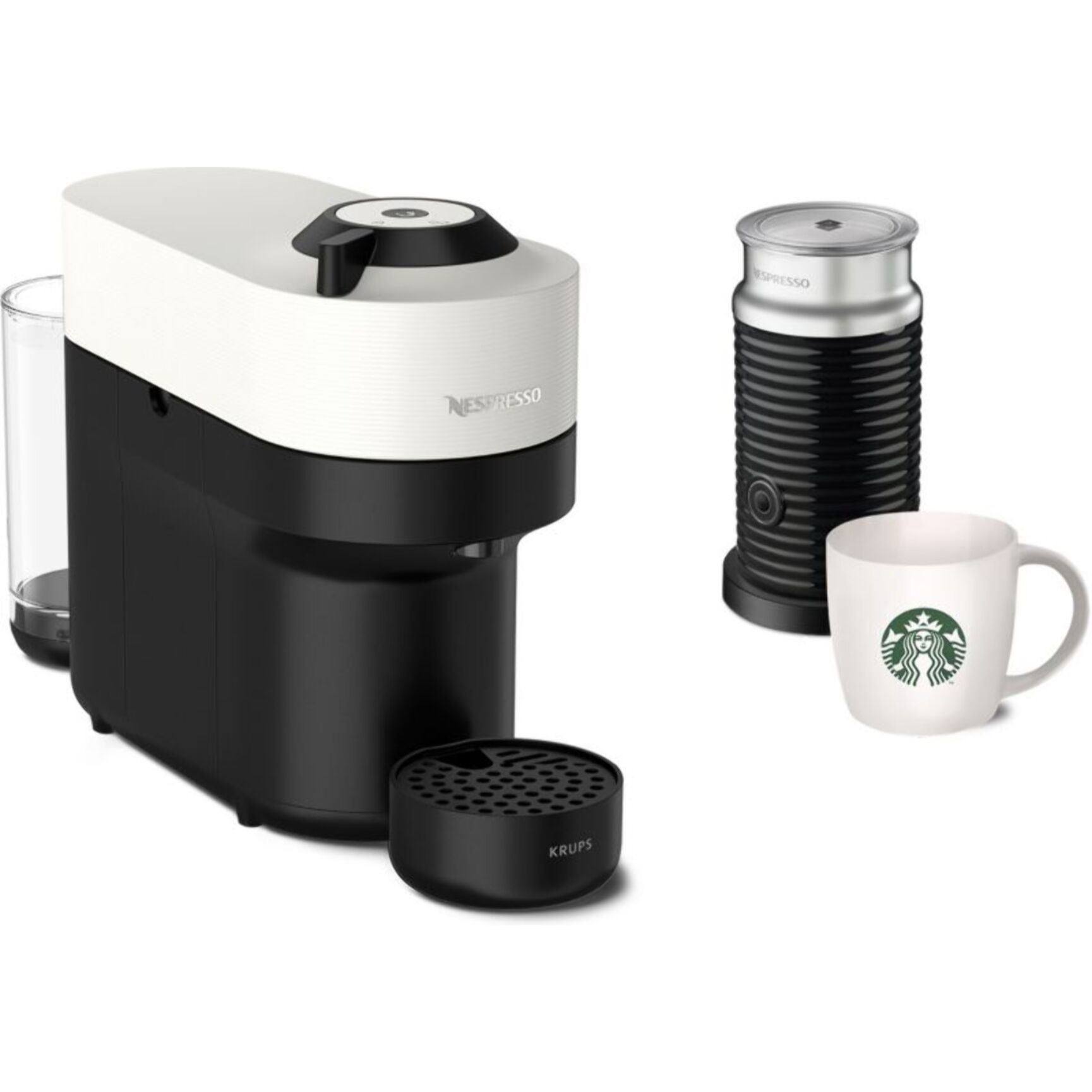 Nespresso KRUPS Vertuo POP + Aeroccino STARBUCKS