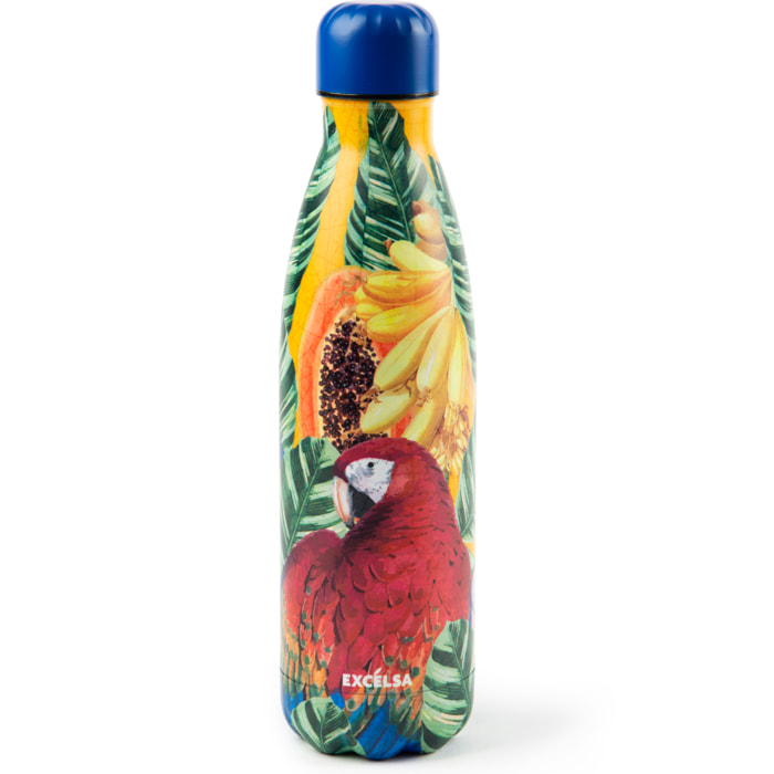 Bottiglia Termica Excelsa- Havana, Acciaio Multicolore