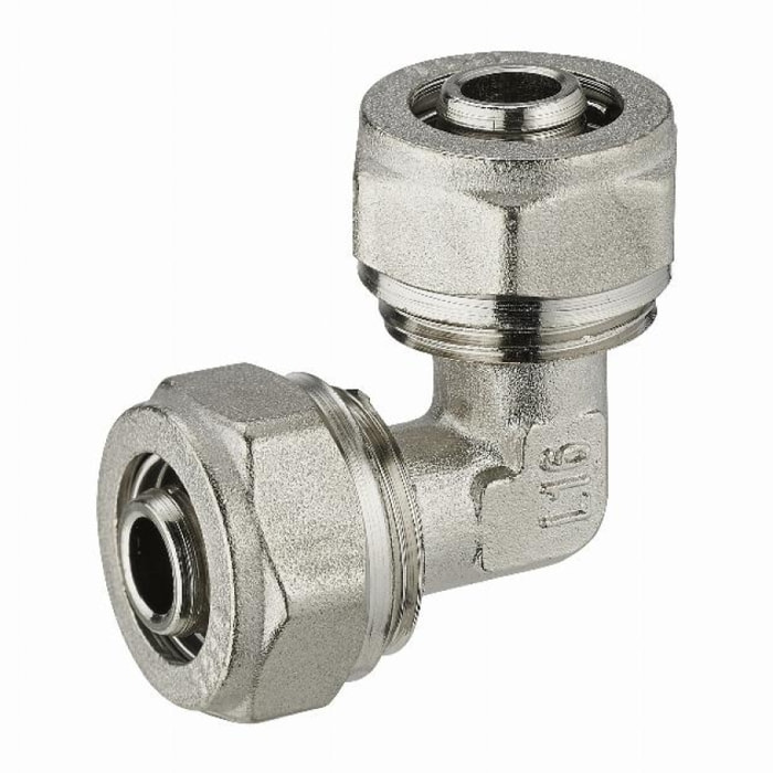 Coude égal à compression pour tube multicouche NOYON & THIEBAULT - Ø 20 mm - 3950-20L1