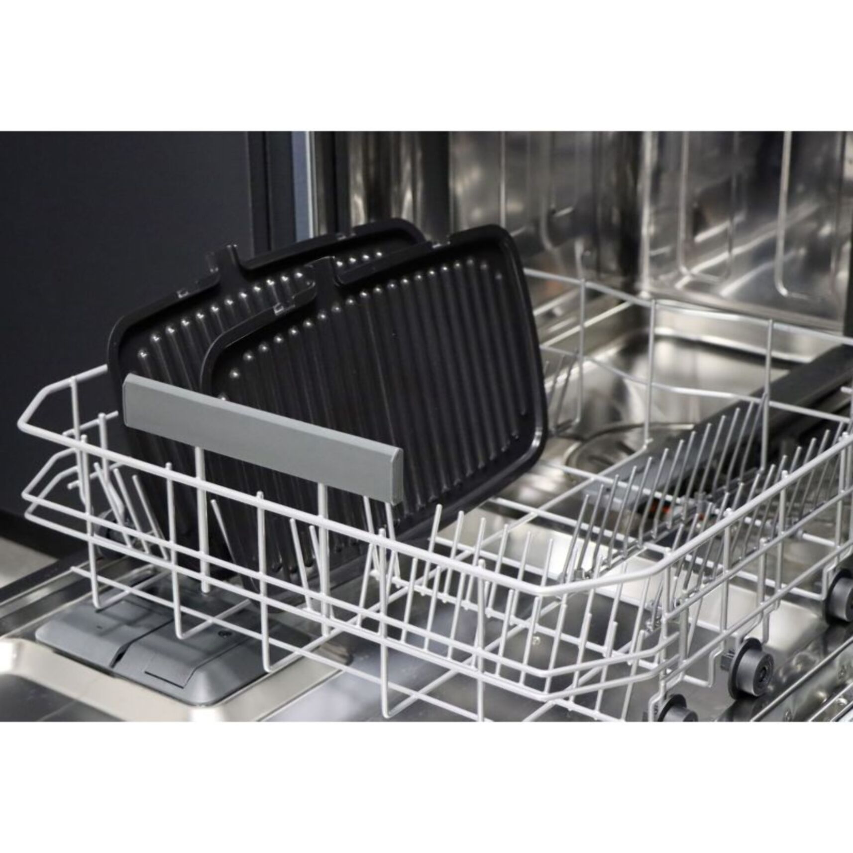 Grille-viande MIOGO MMG1 noir plaques amovibles, 36x20 cm