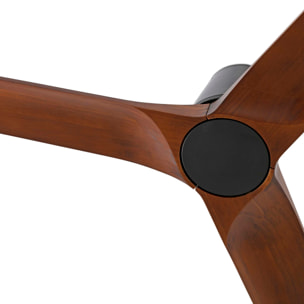 HEYWOOD TUB LED S Ventilateur de plafond noir/noyer TUYA