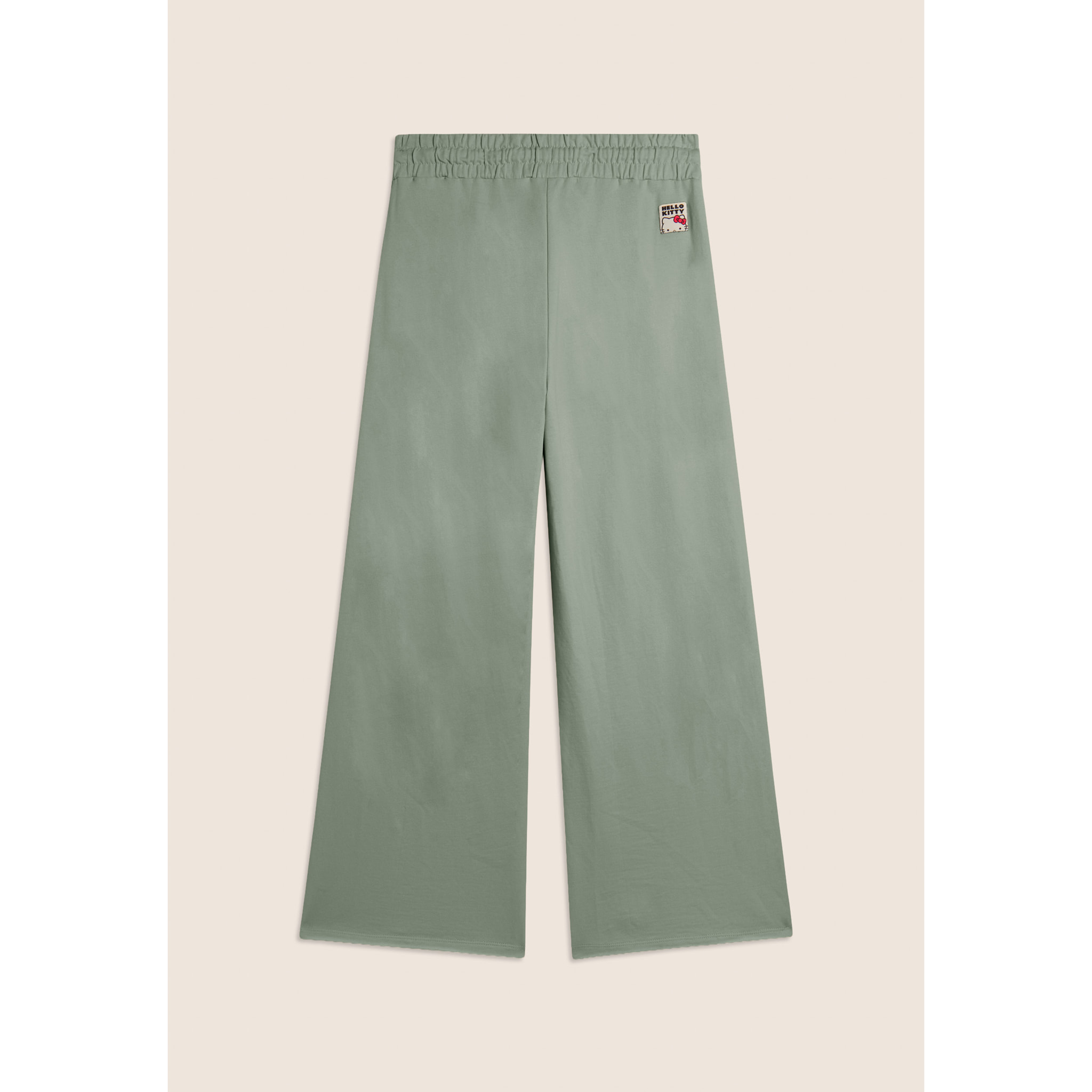 Pantaloni cropped wide leg Hello Kitty