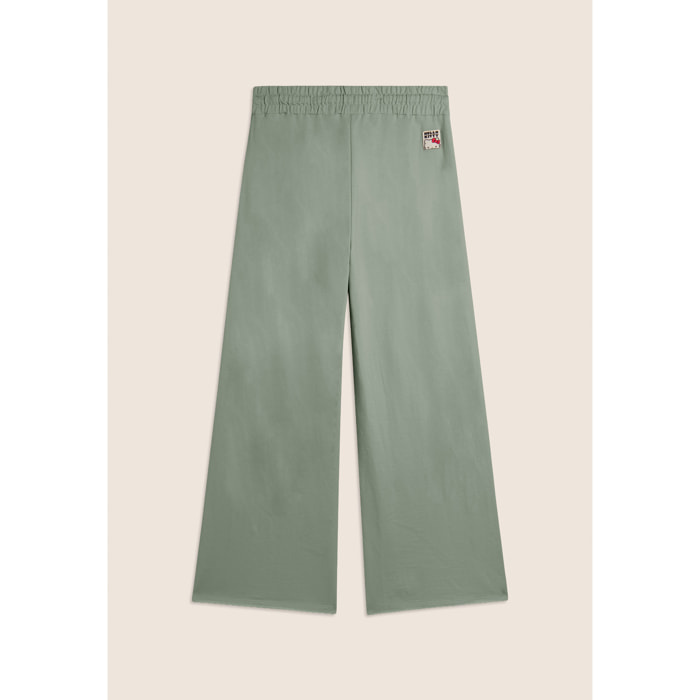 Pantaloni cropped wide leg Hello Kitty