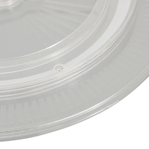 Organiseur rotatif Smart fridge D29cm transparent avec anses