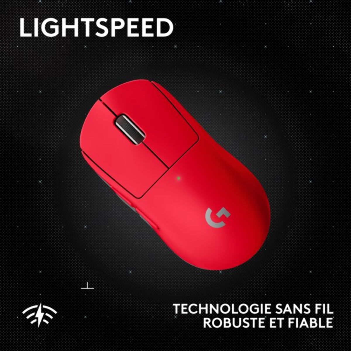 Souris Gamer Sans Fil LOGITECH Pro X Superlight 2 SE rouge