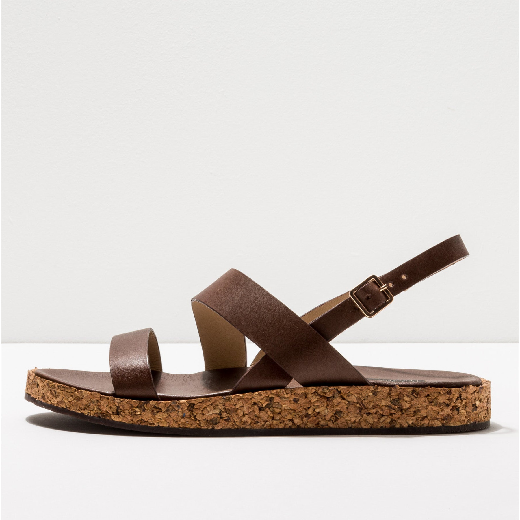 Sandalias S3212 RESTORED SKIN BROWN / TARDANA color Brown