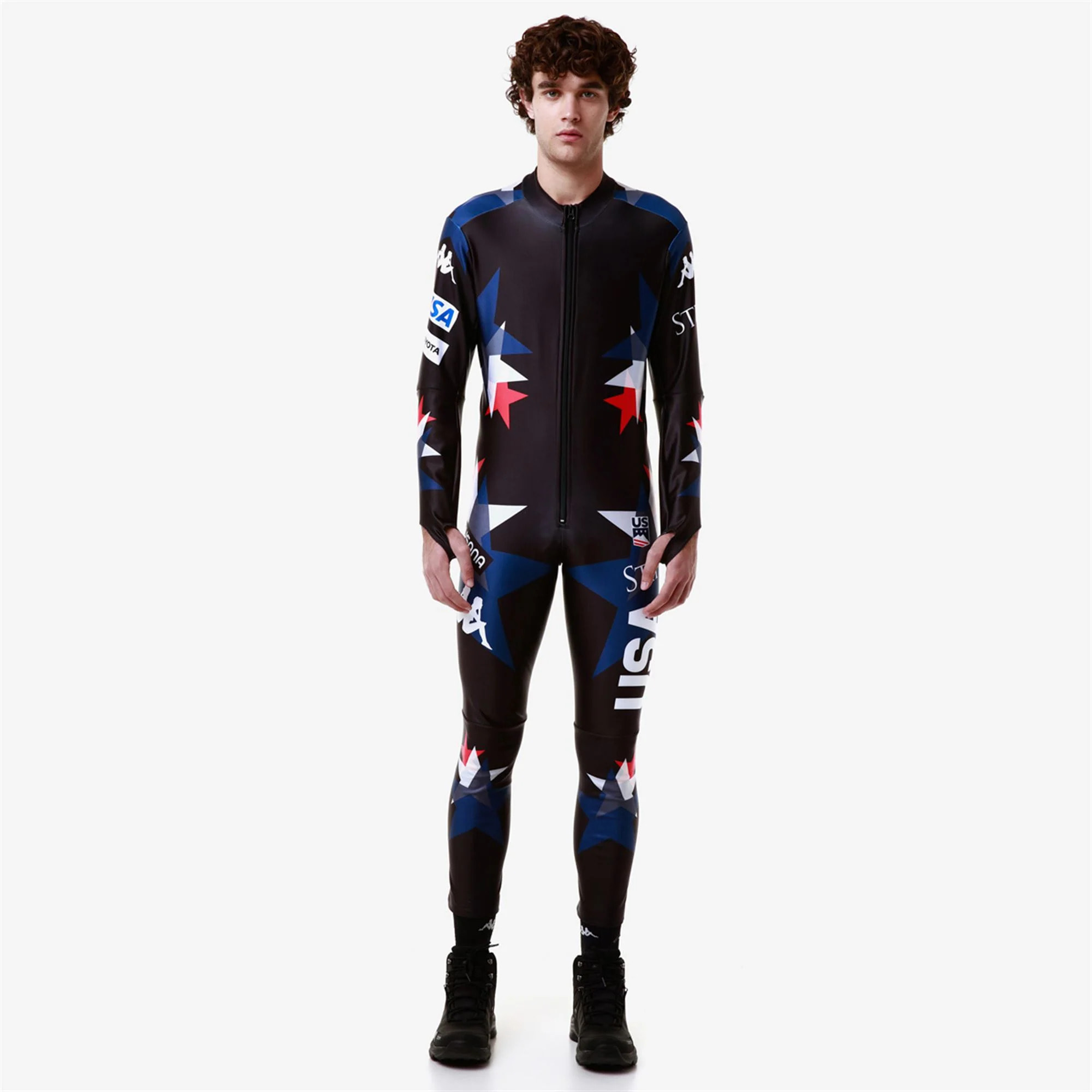 Kappa - Tute Sportive Uomo Nero - 4Cento 400 Kombat Sl 2023 Us