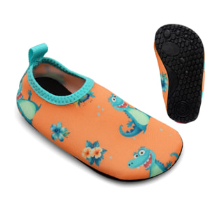 ACQUASOCKER NARANJA COCODRILOS