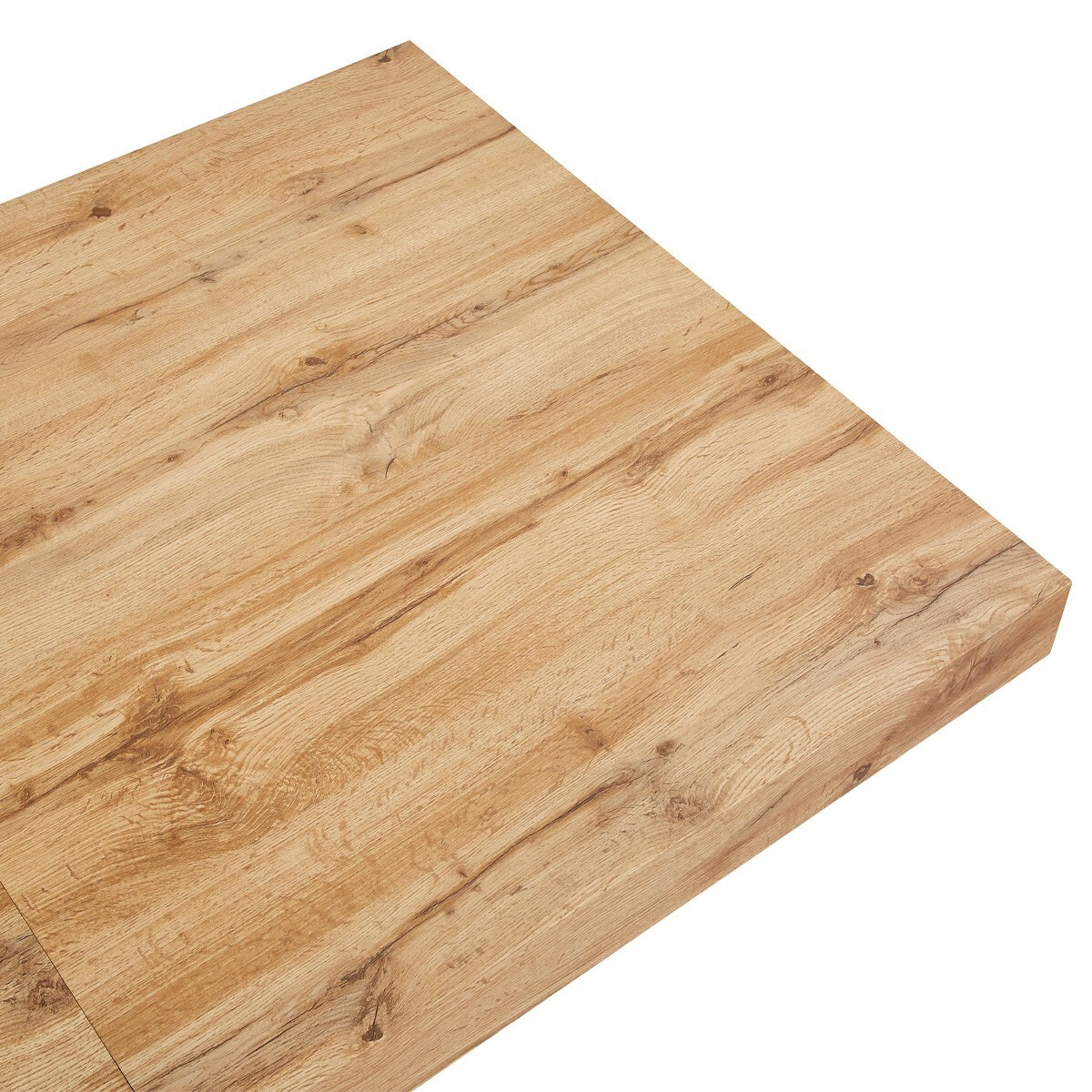 Table à manger extensible décor bois 4/8 personnes - ELENA