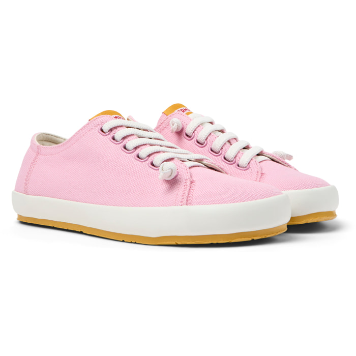 Zapatillas - CAMPER Peu Rambla Vulcanizado - Rosa - Tejido natural