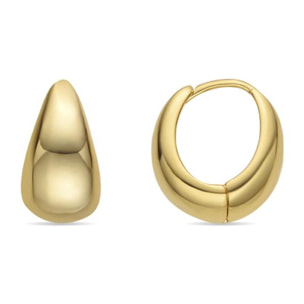 Pendientes acabado oro 18k