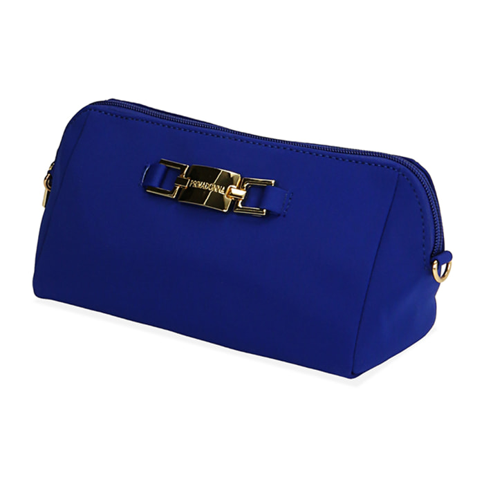 Bolso de mano de lycra azul