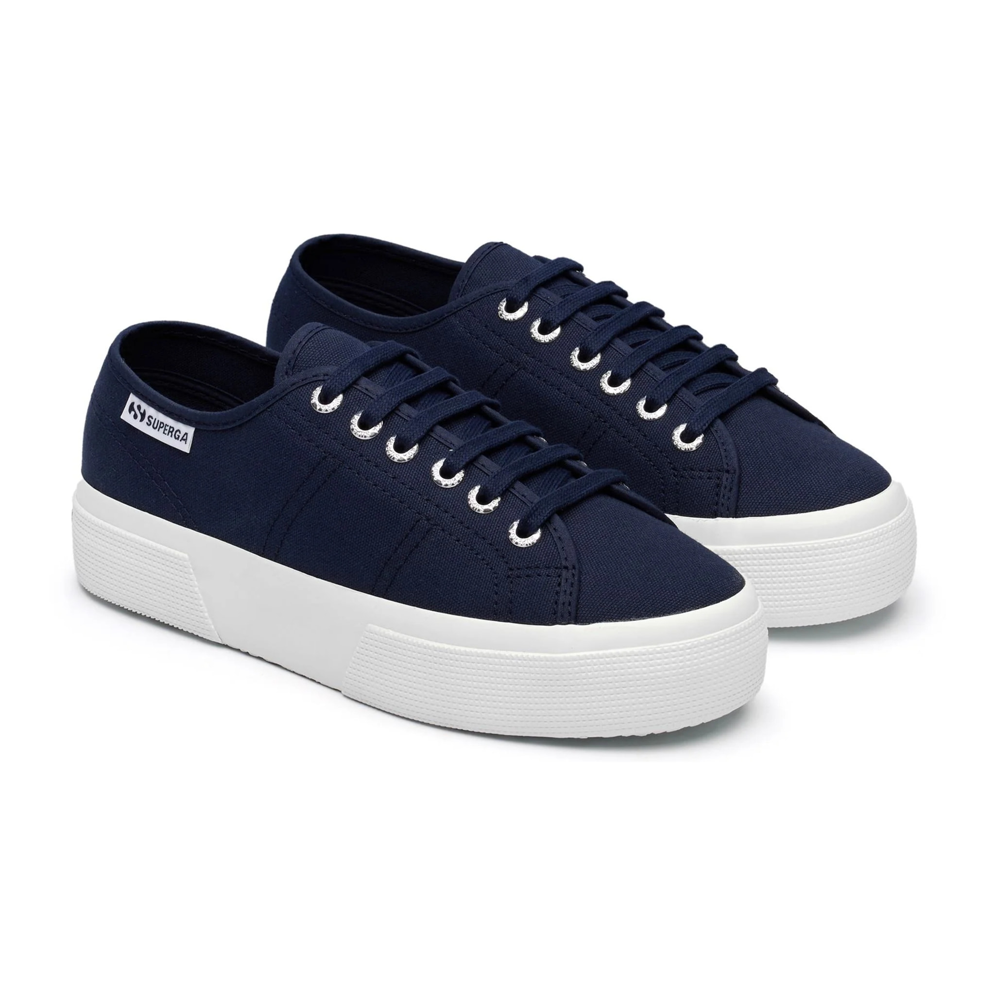 Superga - Zapatos de mujer Unisex Azul - 3740 Platform Leggera
