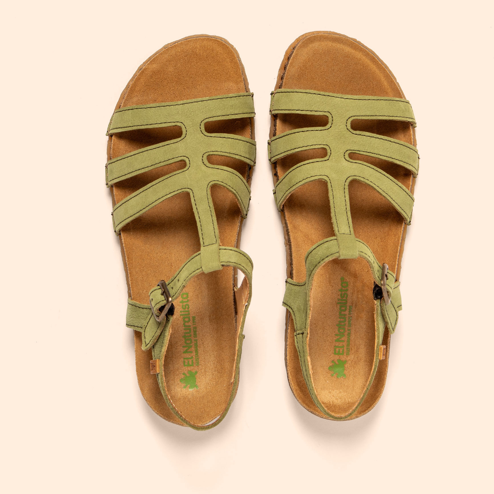 Sandalias N5803 NOBUCK LIKEN/PANGLAO color Liken