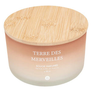Bougie parfumée Sana 420g pot verre Terre des Merveilles