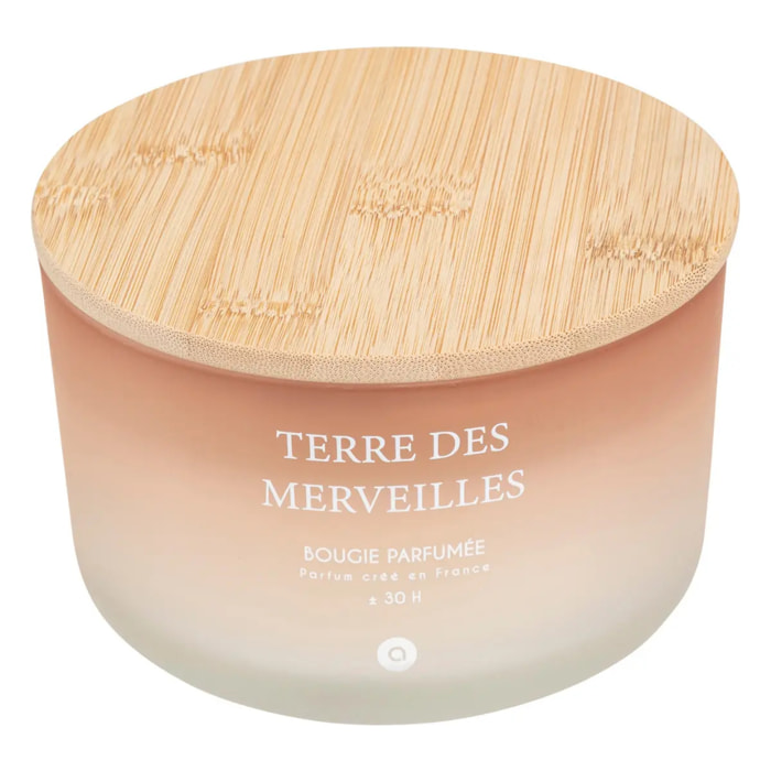 Bougie parfumée Sana 420g pot verre Terre des Merveilles