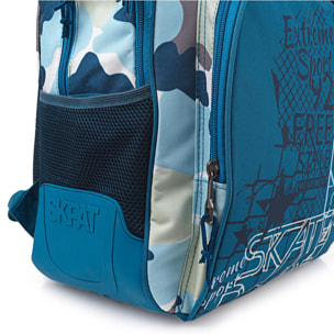 Mochila Skpat Camo Azul