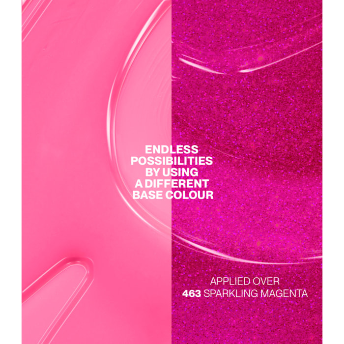 Set vernis semi-permanent - 2 couleurs - 2 x 15 ml