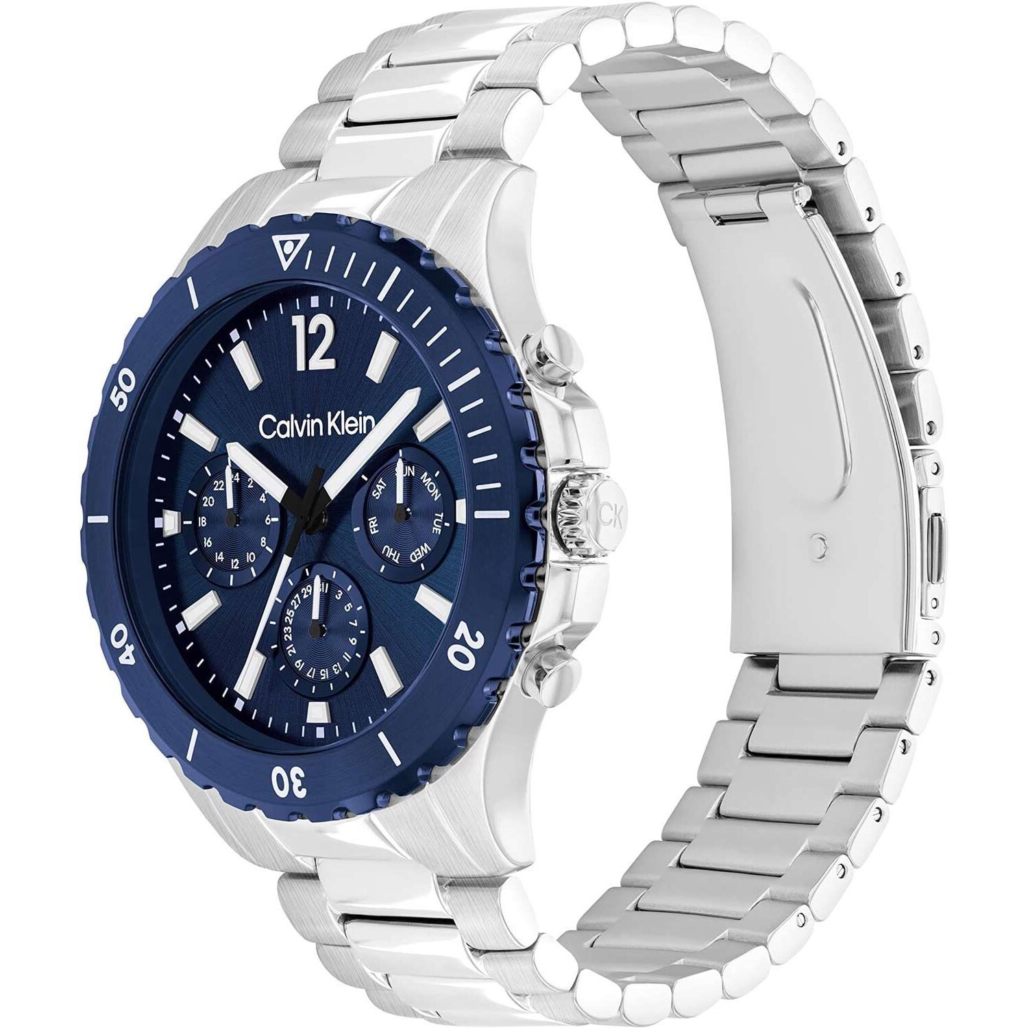 Reloj Calvin Klein 25200115 Hombre Analogico Cuarzo con Correa de Acero