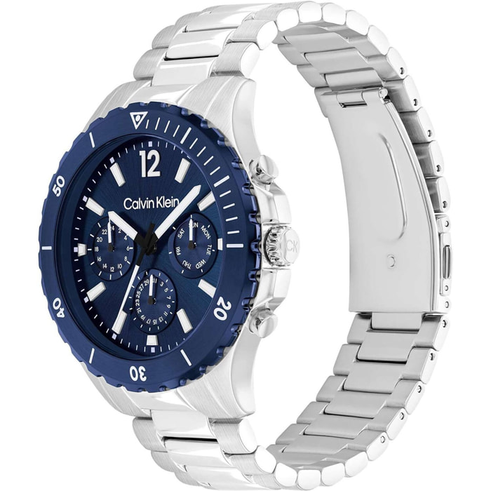 Reloj Calvin Klein 25200115 Hombre Analogico Cuarzo con Correa de Acero