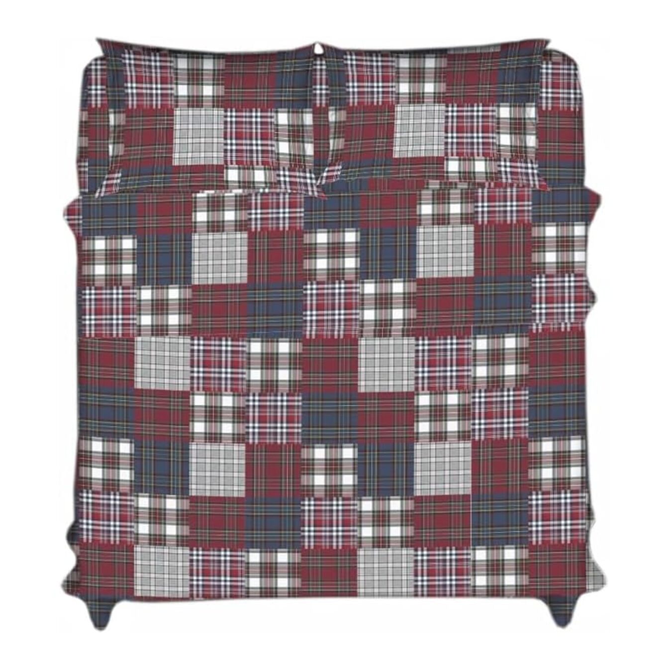 Intrecci – Completo lenzuola in cotone 1 piazza e mezza