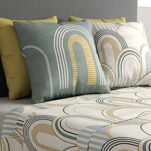 Parure De Drap 3pcs avec Drap housse Bonnet:25cm 100%coton 57fils ColizÉ