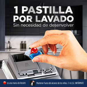 Finish Powerball Ultimate Pastillas lavavajillas | 114 cápsulas lavavajillas | Eficaz contra manchas resecas | Aroma regular