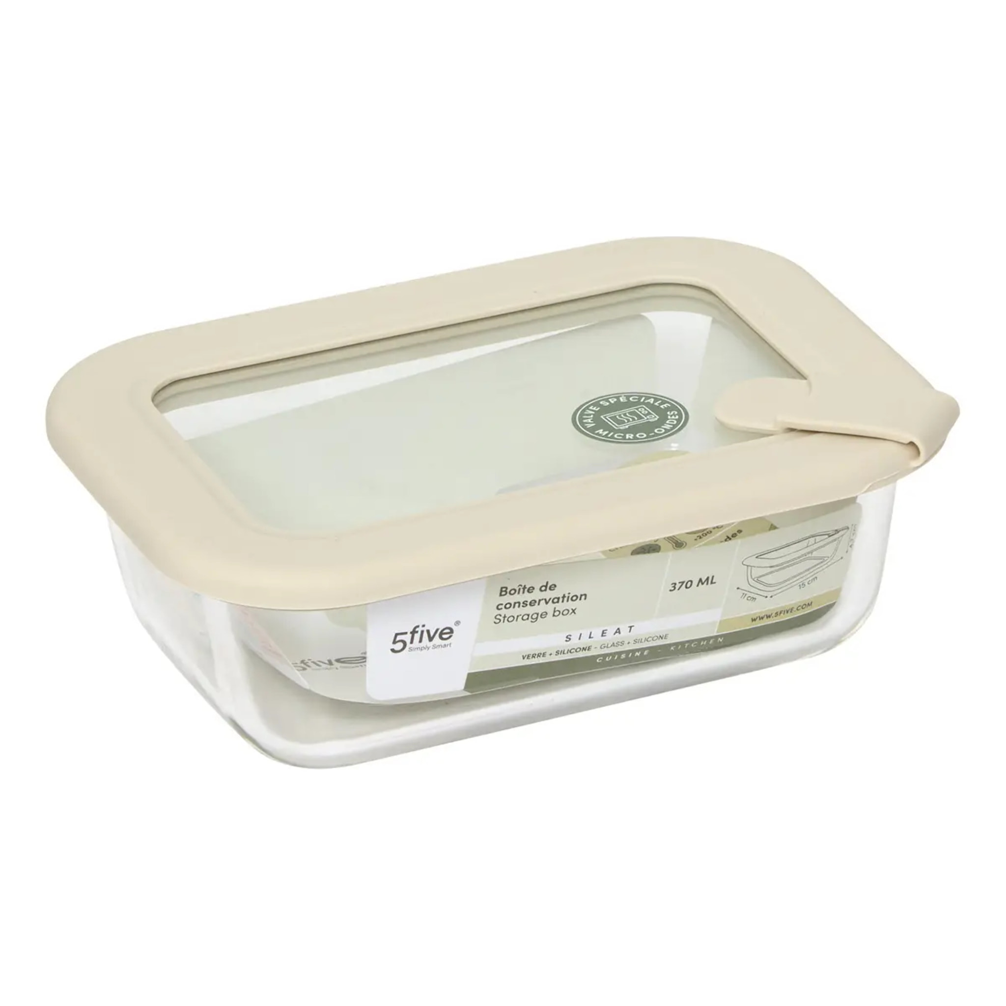 Boîte de conservation Sileat 0,37L