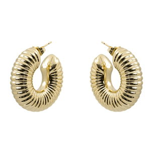 Pendientes Namalor acabado oro amarillo 18k